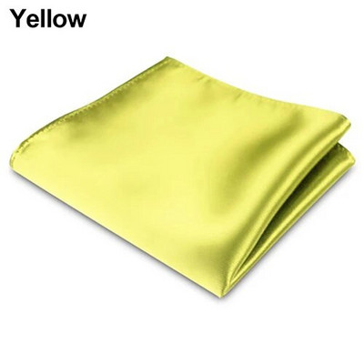 Vīriešu satīna vienkrāsaini vienkrāsaini uzvalki, kabatas kvadrāts