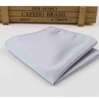 Vintage modni party muški rupčić Star Silver Point kumova muška džepna maramica 22*22 cm