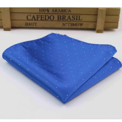 Vintage modni party muški rupčić Star Silver Point kumova muška džepna maramica 22*22 cm