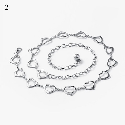 Ķēdes josta Sieviešu Josta Viduklis Ķēdes Apģērbi Josta Zelta Sudraba Kleita Vidukļa Ķēde Šaura Metāla Ķēde Garš Pušķis Zvaigznes Pentagramma