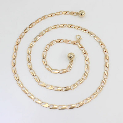 Ķēdes josta Sieviešu Josta Viduklis Ķēdes Apģērbi Josta Zelta Sudraba Kleita Vidukļa Ķēde Šaura Metāla Ķēde Garš Pušķis Zvaigznes Pentagramma