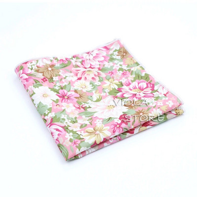 Kvalitetna nova cvjetna maramica od 23 cm u 13 boja, 100% pamuk, muško vjenčanje, ležerna kravata, odgovarajući džepni kvadratni poklon dodatak