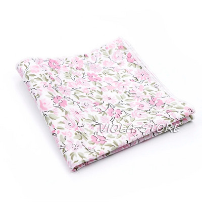 Kvalitetna nova cvjetna maramica od 23 cm u 13 boja, 100% pamuk, muško vjenčanje, ležerna kravata, odgovarajući džepni kvadratni poklon dodatak