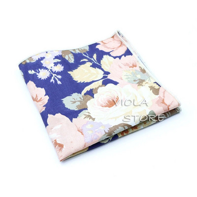 Kvalitetna nova cvjetna maramica od 23 cm u 13 boja, 100% pamuk, muško vjenčanje, ležerna kravata, odgovarajući džepni kvadratni poklon dodatak