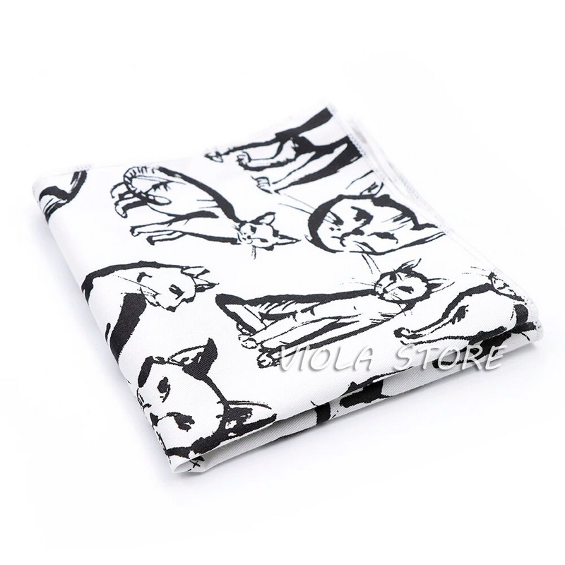 Kvalitetna nova cvjetna maramica od 23 cm u 13 boja, 100% pamuk, muško vjenčanje, ležerna kravata, odgovarajući džepni kvadratni poklon dodatak