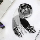 Muški šal Trendy Wrap Prozračni ukrasni zimski prigušivač protiv pilinga za van Muški zimski šal Muški zimski šal