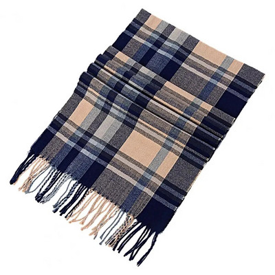 Muški šal Trendy Wrap Prozračni ukrasni zimski prigušivač protiv pilinga za van Muški zimski šal Muški zimski šal