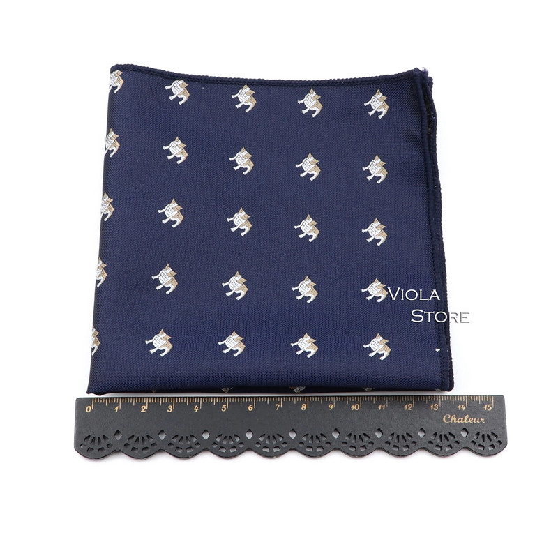 Aranyos Rajzfilm Állatok Hankies Dinoszauruszok Bogár Kutyák Autó 26cm Poliészter Zseb Négyzet Szmoking Férfi Öltöny Zsebkendő Ajándék Kiegészítő