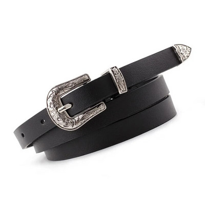 Curele de rochie colorate pentru femei cu cataramă metalică cu talie îngustă din piele artificială cu centură pentru femeie curea drăguță