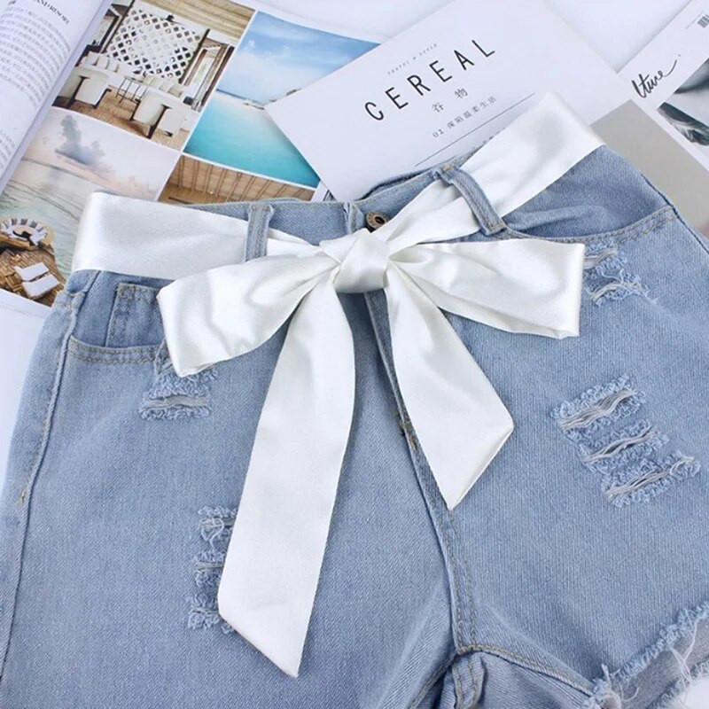 Ženski modni platneni pojasevi širokog struka Ženski svileni šal Čvrsta vrpca Uže s čvorom za haljine Ceinture Femme