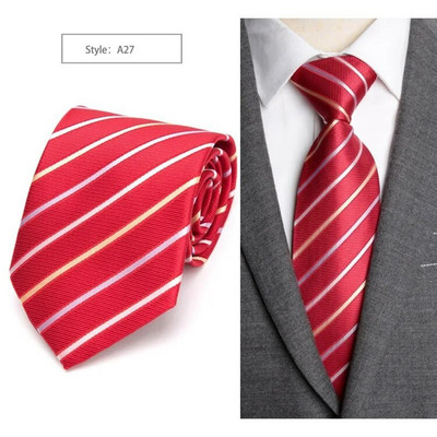 20 Stilske formalne kravate Poslovni Vestidos Vjenčanje Klasična muška kravata Prugasta mreža 8 cm Corbatas haljina Modni dodaci Muška kravata