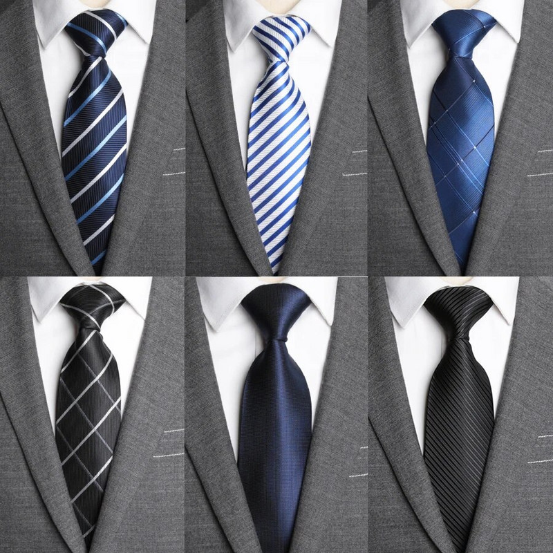 20 Stilske formalne kravate Poslovni Vestidos Vjenčanje Klasična muška kravata Prugasta mreža 8 cm Corbatas haljina Modni dodaci Muška kravata