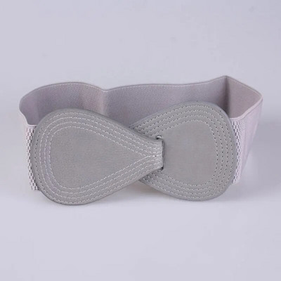 Ženski remen oko struka Ženske mašne pojasevi Modni crveni elastični pojas Jednobojni crno-bijeli žuti široki remen Korzet od umjetne kože