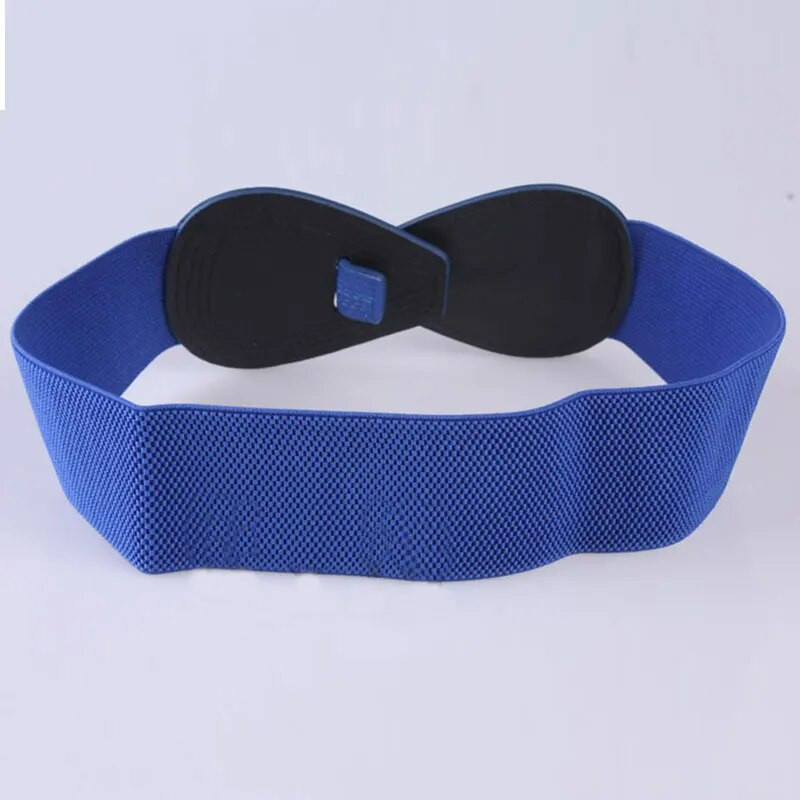 Ženski remen oko struka Ženske mašne pojasevi Modni crveni elastični pojas Jednobojni crno-bijeli žuti široki remen Korzet od umjetne kože