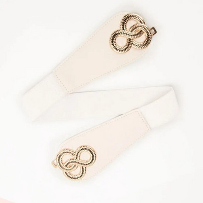 Modni ženski punk elastični pojas, metalni lanac, ukrasni struk, rastezljivi remen, haljina, kaput, odijelo, pojas, ukras za odjeću