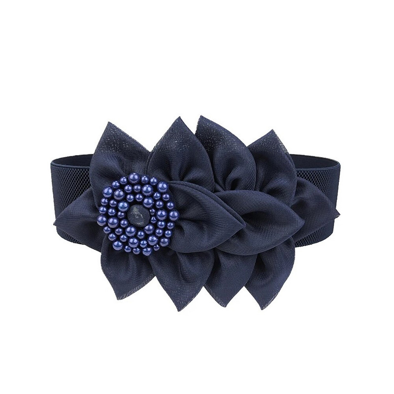 Naised, tüdrukud, suurte lilledega elastne vöörihm ühevärvilised korsetivööd laiad kummipaelad kleit Dekoratiivne veniv vöökoht