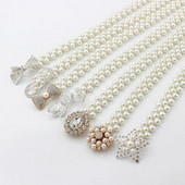 Naiste kivikivist pärlitest vöö kett Moodekleit Elastne kaunistatud vöö Naiste akrüülpärlitest magusad lillevööd