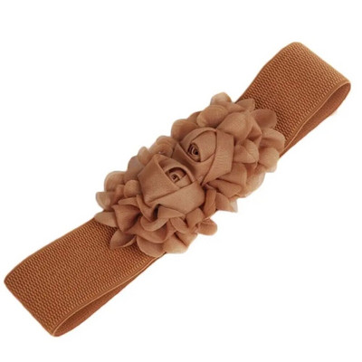 Női széles derék öv ruhához Rózsavirág Egyszerű becsomagolás Derékpánt Kabát Fűző Dizájner Luxus Márka Elasztikus Stretch Deréköv