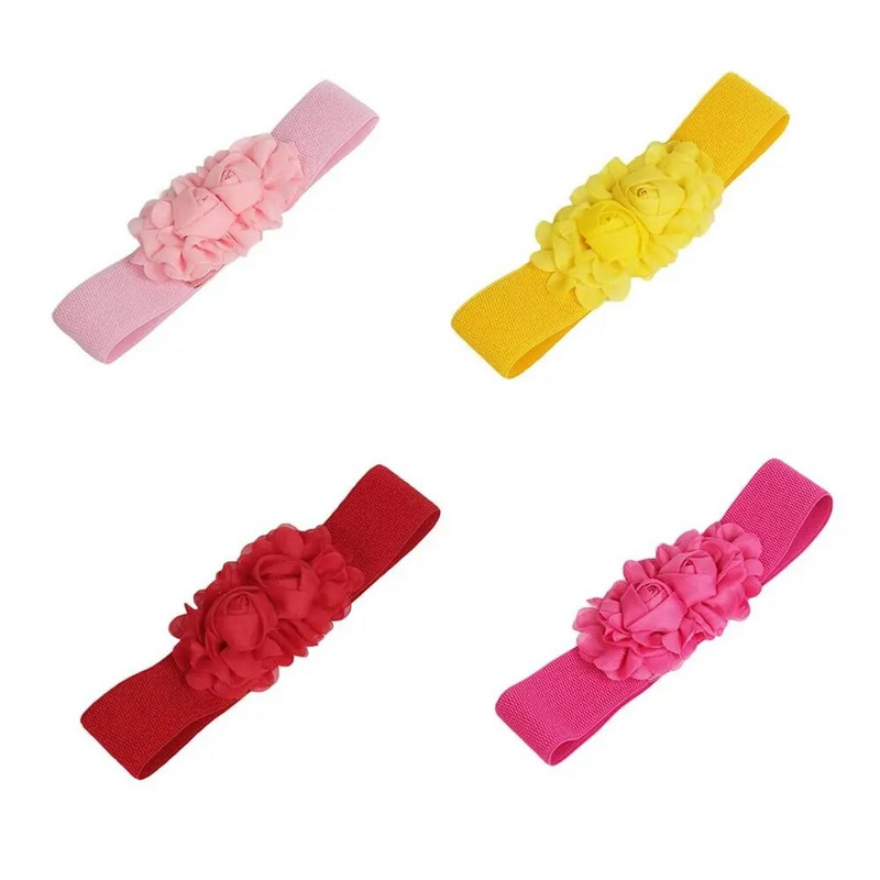 Női széles derék öv ruhához Rózsavirág Egyszerű becsomagolás Derékpánt Kabát Fűző Dizájner Luxus Márka Elasztikus Stretch Deréköv