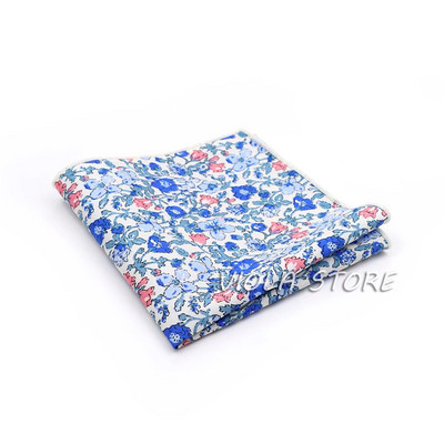 Novi cvjetni rupčić 100% pamuk maramica 23 cm Žene i muškarci Zelena ležerna svadba Džepni kvadratni poklon Smoking Leptir leptir dodatak