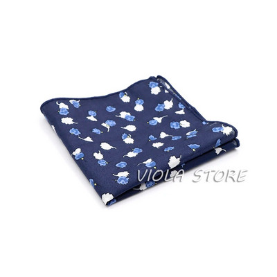 Novi cvjetni rupčić 100% pamuk maramica 23 cm Žene i muškarci Zelena ležerna svadba Džepni kvadratni poklon Smoking Leptir leptir dodatak