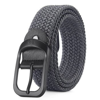 Nylon Braided Tactical Ανδρική Ζώνη Μόδα Casual Business Simple Wild Elastic Luxury Design Επωνυμία Μήκος παιδικής ζώνης 105cm