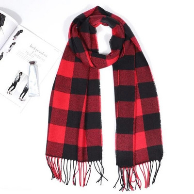 Jesen Zima Žene Casmere Unisex šal Karirani Muški Muški šalovi Modni ležerni šalovi Muški Luksuzni Bufandas ombre