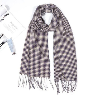 Jesen Zima Žene Casmere Unisex šal Karirani Muški Muški šalovi Modni ležerni šalovi Muški Luksuzni Bufandas ombre