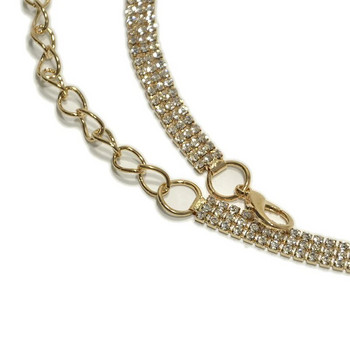 Моден луксозен дамски колан с кристали Женски ред Bright Bride Bling Crystal Diamond Waist Chain Колан със стрази