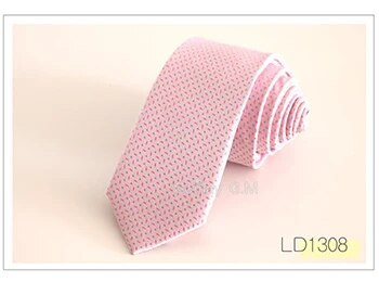 Kiváló minőségű új rózsaszín stílusú kockás nyakkendő férfiaknak divatos klasszikus férfi nyakkendő esküvőre 6 cm széles vőlegény nyakkendő