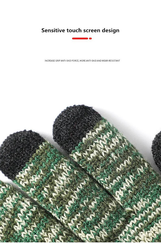 Női férfi kötött téli kesztyűk kasmír kötött női őszi téli meleg vastag kesztyűk érintőképernyős síkesztyűk