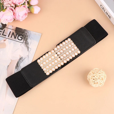 Ženski modni pojasevi oko struka Ženski jednobojni rastezljivi elastični široki pojas, haljina, ukrasni pojas