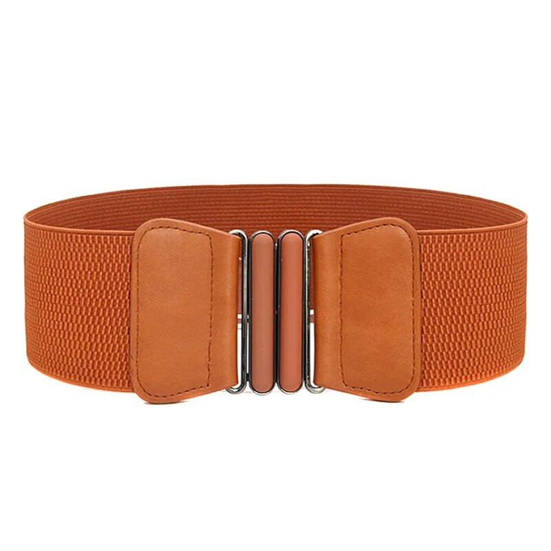 Ženski modni pojasevi oko struka Ženski jednobojni rastezljivi elastični široki pojas, haljina, ukrasni pojas