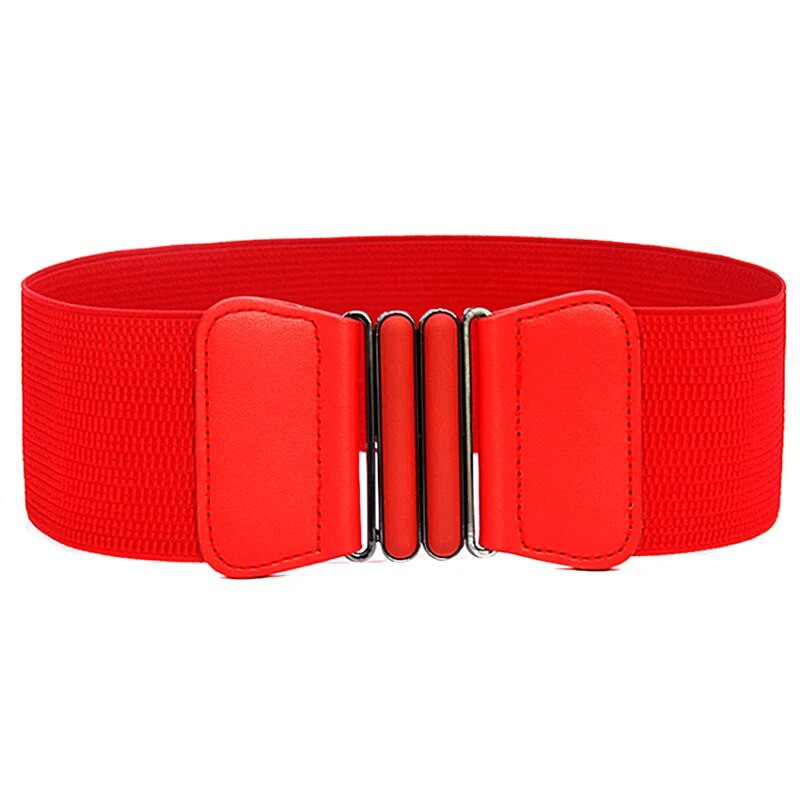 Ženski modni pojasevi oko struka Ženski jednobojni rastezljivi elastični široki pojas, haljina, ukrasni pojas