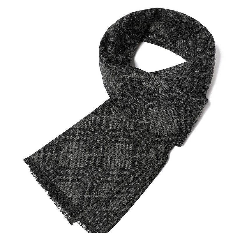 Žieminis kašmyras storas šiltas šalikas mados pledas 180x33cm kaklaskarės Klasikinės pashmina apvyniojimai skaros rudeninis vyriškas verslo paplūdimio rankšluostis