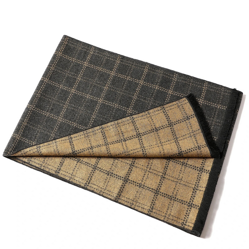 Classic Pashmina Wraps Šalovi Zima Kašmir Debeli topli šal Jesen Muški poslovni ručnik za plažu Modni karirani šalovi 180X33CM