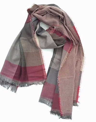 DANKEYISI Karirani šal Muškarci Žene Dugi pokrivač Topli šal Šalovi Oblozi Ženski pulover Hidžab Stoles Marame za glavu Jesen Zima