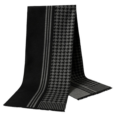 Luksuzni debeli ručnik za plažu 180X33CM Zimski modni karirani topli šal Muški poslovni šalovi od kašmira Jesenski klasični pašmina šalovi