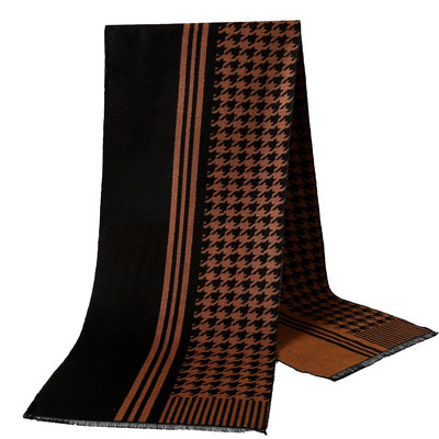 Luksuzni debeli ručnik za plažu 180X33CM Zimski modni karirani topli šal Muški poslovni šalovi od kašmira Jesenski klasični pašmina šalovi