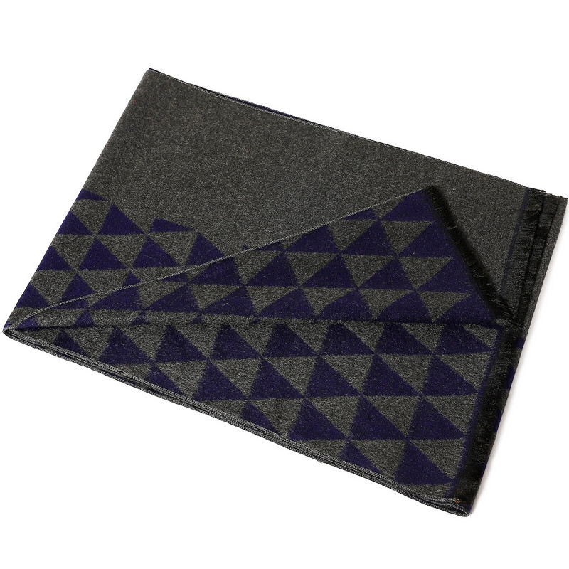 Luksuzni debeli 180X33CM ručnik za plažu Muški poslovni šalovi od kašmira Zimski modni karirani topli šal Jesenski klasični pašmina šalovi