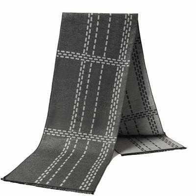 Őszi férfi divat kockás sálak férfi üzleti hosszú strandtörölköző téli pashmina kendők klasszikus kasmír vastag meleg sál