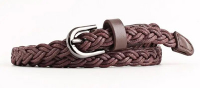 Jauna modes populāra pārdošana Jauna sieviešu josta Jauna stila konfekšu krāsas Kaņepju virvju pinuma josta sieviešu josta augstas kvalitātes Ceinture Femme