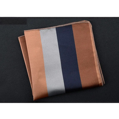 Luxus férfi zsebkendő pöttyös csíkos virágos nyomtatott Hankies poliészter Hanky üzleti zseb négyzetes mellkasi törölköző 23*23cm