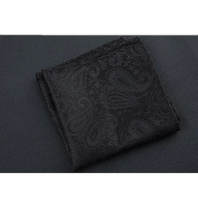 Luxus férfi zsebkendő pöttyös csíkos virágos nyomtatott Hankies poliészter Hanky üzleti zseb négyzetes mellkasi törölköző 23*23cm