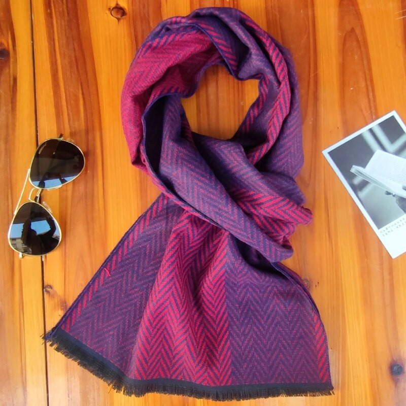 Luksuzni dizajnerski muški šal, karirani šalovi, šalovi, modni ležerni zimski topli šalovi od kašmira, omot za vrat, muške bufandas hombre