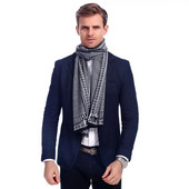 Zimski šalovi za odrasle Muški šalovi od mješavine pamuka Tartan Jesen Nova moda Muška Cachecol A3A18914