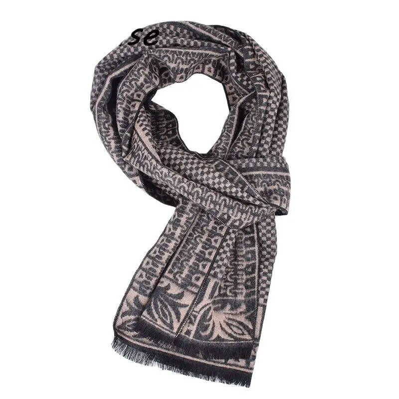 Zimski šalovi za odrasle Muški šalovi od mješavine pamuka Tartan Jesen Nova moda Muška Cachecol A3A18914