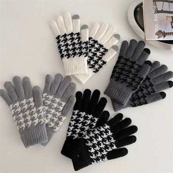 New Arrive Casual χοντρά ζεστά γάντια Unisex Φθινοπωρινό χειμερινό σκι Οθόνη αφής Χρήσιμα γάντια Φοιτητικά γάντια χεριών μόδας