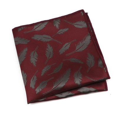 Divat Férfi Dizájn Zsebnégyzetek Virágos toll Geometrikus kakaslovag Zsebkendő Mellkasi törölközőruha Kiegészítőt viselő urak