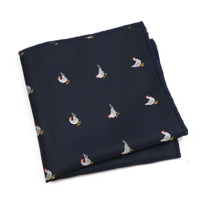 Divat Férfi Dizájn Zsebnégyzetek Virágos toll Geometrikus kakaslovag Zsebkendő Mellkasi törölközőruha Kiegészítőt viselő urak